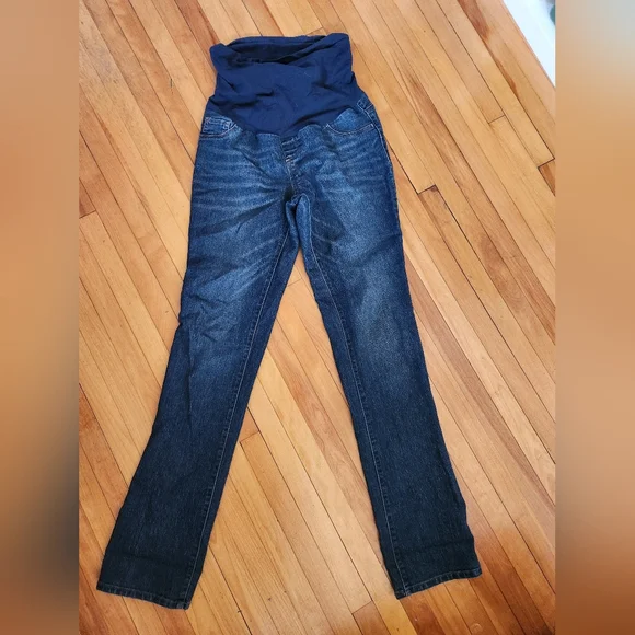 Indigo Blue Maternity Jeans - Picture 2 of 4